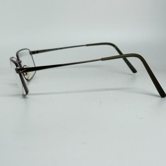 Nike Flexon 4196 035 Copper Metal Rectangle Eyeglasses Frames 56-18 145 H18889 - Picture 2 of 7